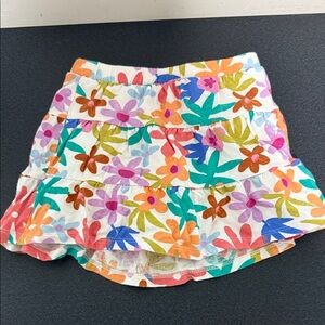 Jumping Beans Multicolor Floral Skirt